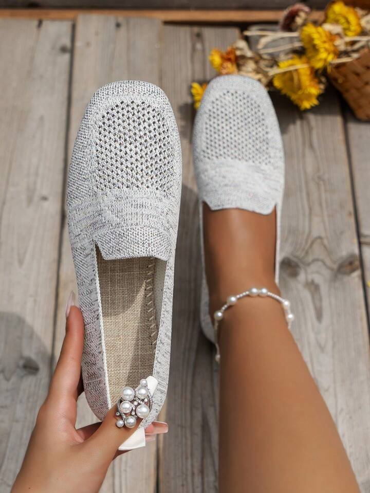 Women's Orthopedic Classic Lightweight Knit Slip-On Loafers