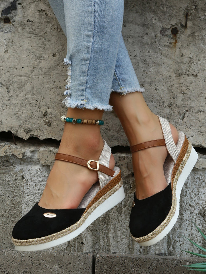 Women's Orthopedic Woven Cushioned Sandals