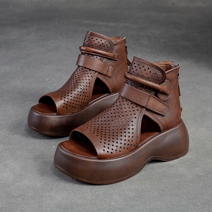 Women's Orthopedic Platform Sandals with Open Toe