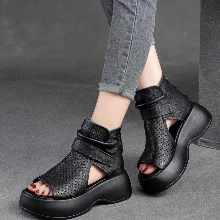 Women's Orthopedic Platform Sandals with Open Toe
