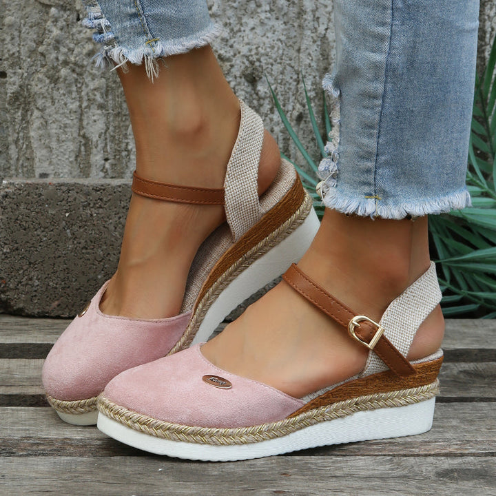Women's Orthopedic Woven Cushioned Sandals