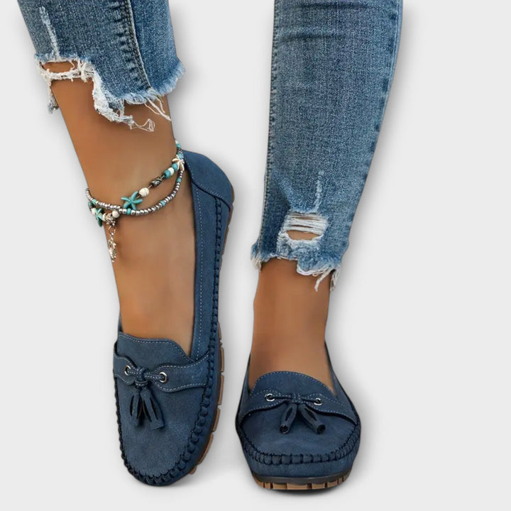 Women's Orthopedic Tassel Loafers Slip-On Flat Moccasin