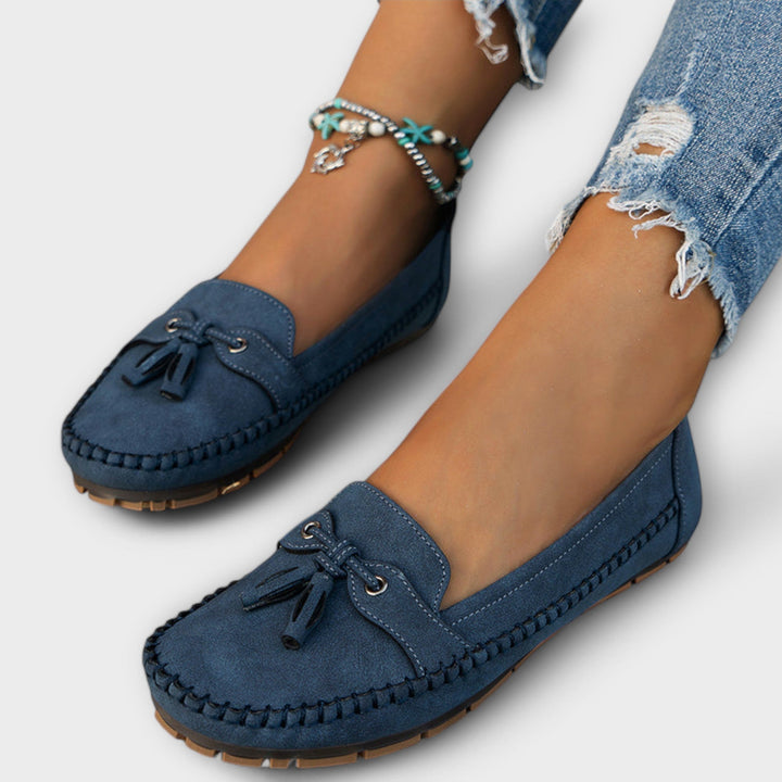 Women's Orthopedic Tassel Loafers Slip-On Flat Moccasin