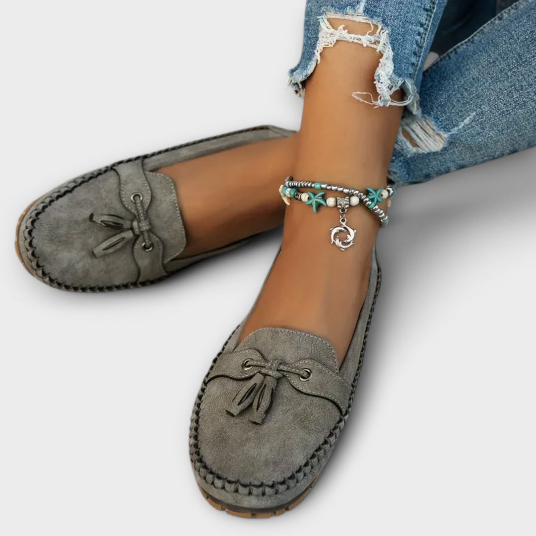 Women's Orthopedic Tassel Loafers Slip-On Flat Moccasin
