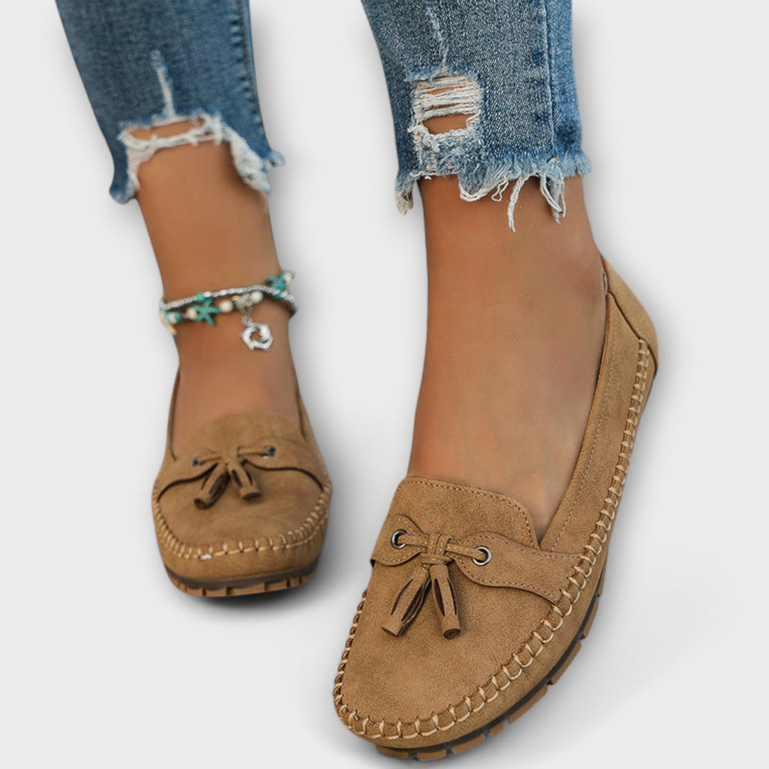 Women's Orthopedic Tassel Loafers Slip-On Flat Moccasin