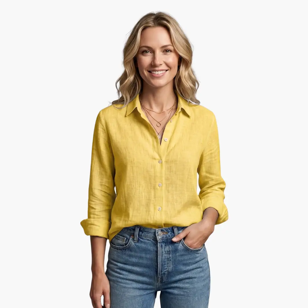 Elegant Long Sleeve Shirt for Women - Classic & Versatile