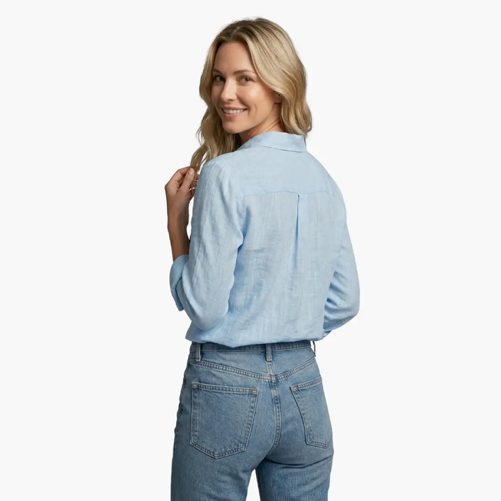 Elegant Long Sleeve Shirt for Women - Classic & Versatile