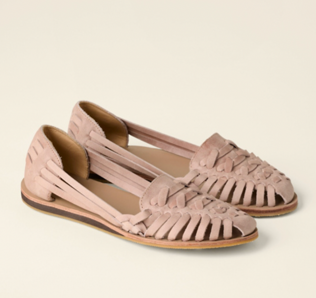 Women's Orthopedic Flat Woven Leather Sandals