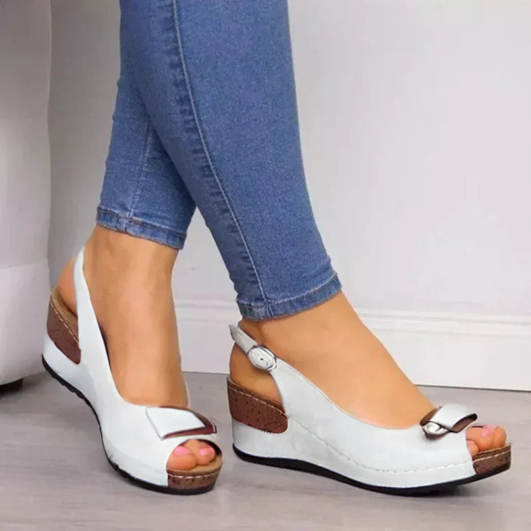 Women's Orthopedic Wedge Slingback Sandals Open Toe