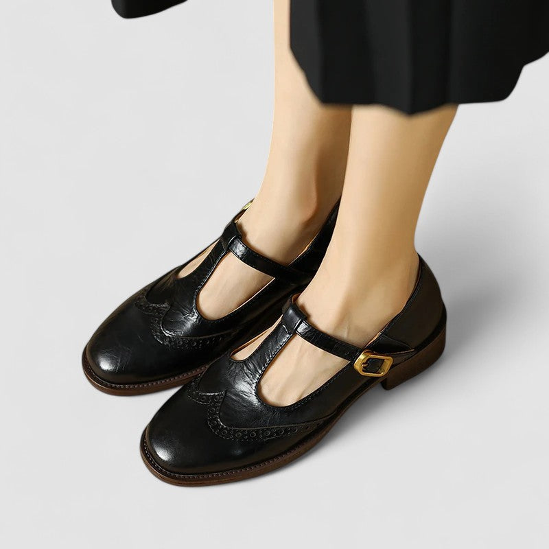Women's Casual Mary Jane Shoes with Ankle Strap