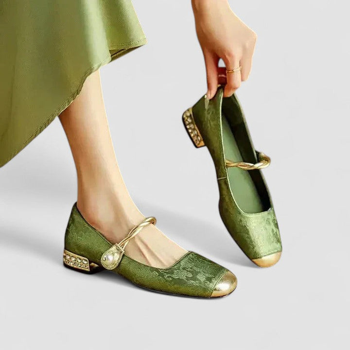Women's Orthopedic Mary Jane Shoes with Low Heel