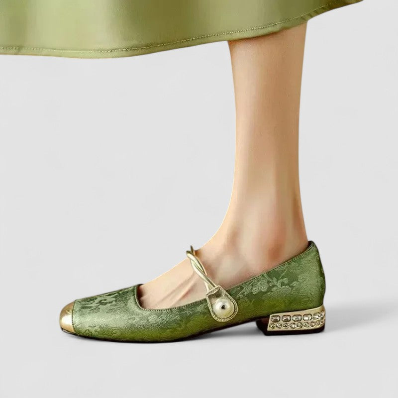 Women's Orthopedic Mary Jane Shoes with Low Heel