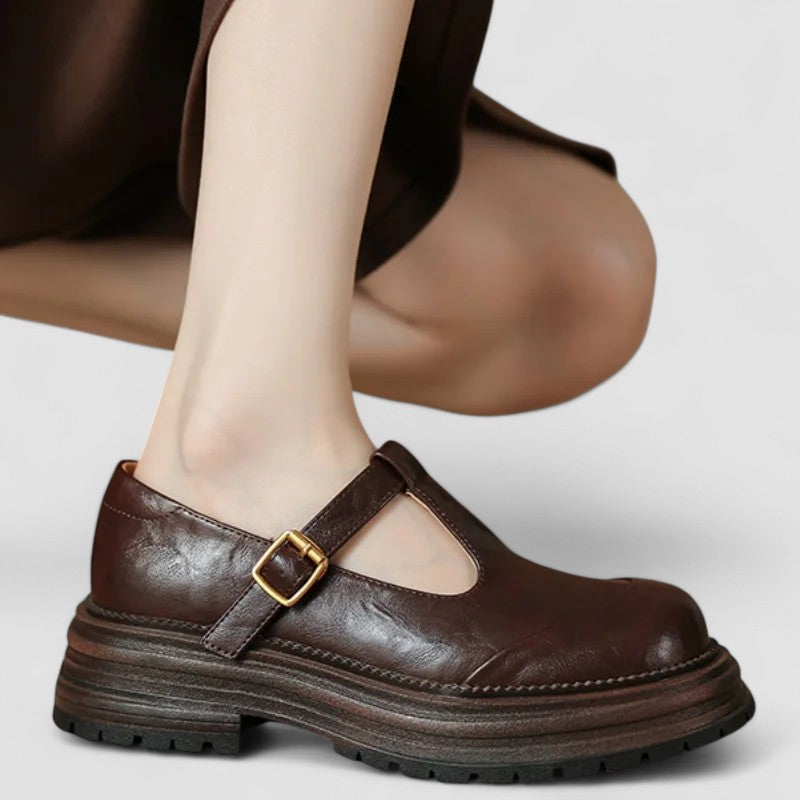 Women's Orthopedic T-Strap Mary Jane Platform Shoes