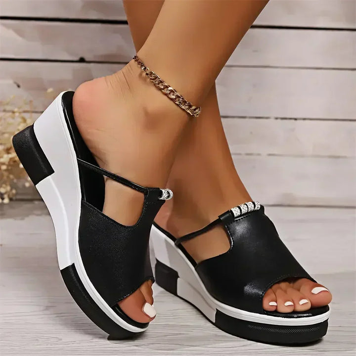 Women's Orthopedic Wedge Sandals with Open Toe