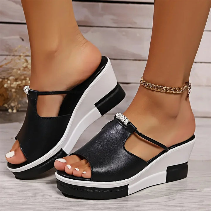 Women's Orthopedic Wedge Sandals with Open Toe