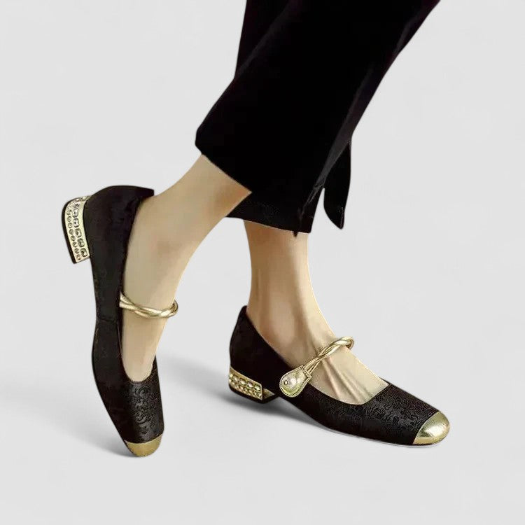 Women's Orthopedic Mary Jane Shoes with Low Heel