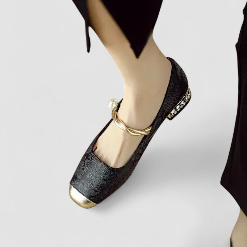 Women's Orthopedic Mary Jane Shoes with Low Heel