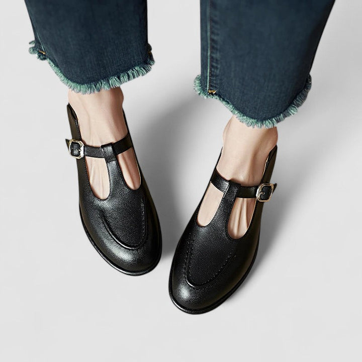 Women's Orthopedic Mary Jane Shoes with Low Heel