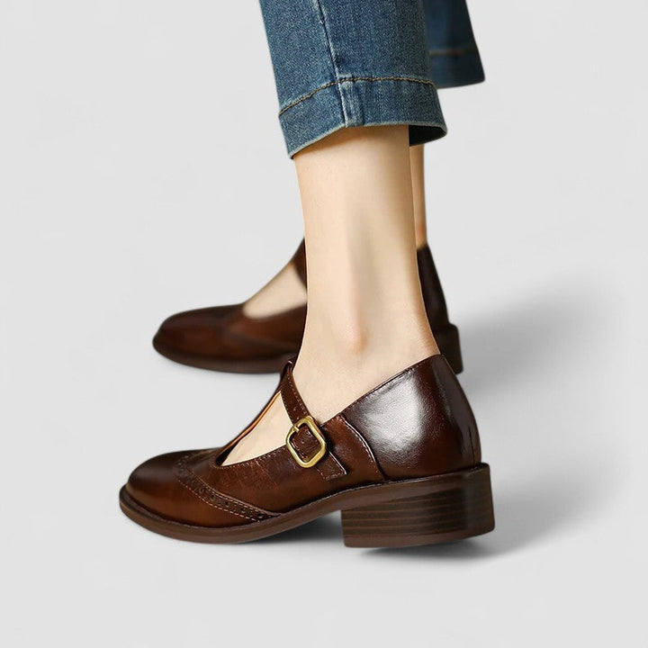 Women's Casual Mary Jane Shoes with Ankle Strap