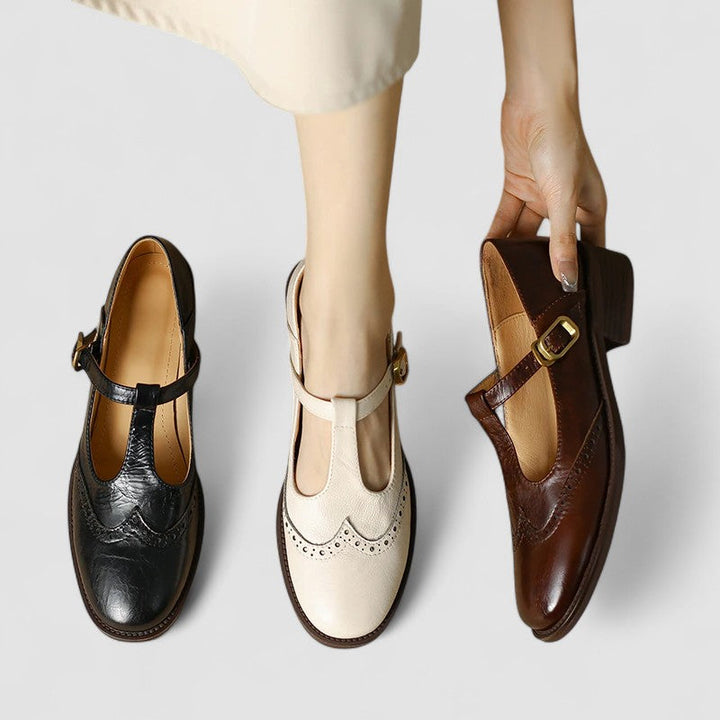 Women's Casual Mary Jane Shoes with Ankle Strap