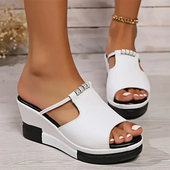 Women's Orthopedic Wedge Sandals with Open Toe