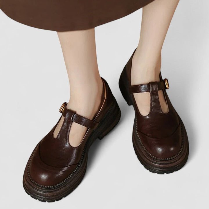 Women's Orthopedic T-Strap Mary Jane Platform Shoes