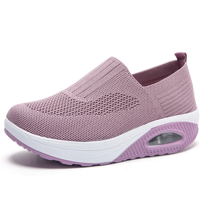 Women's Orthopedic Knit Air Cushion Slip-On Sneakers