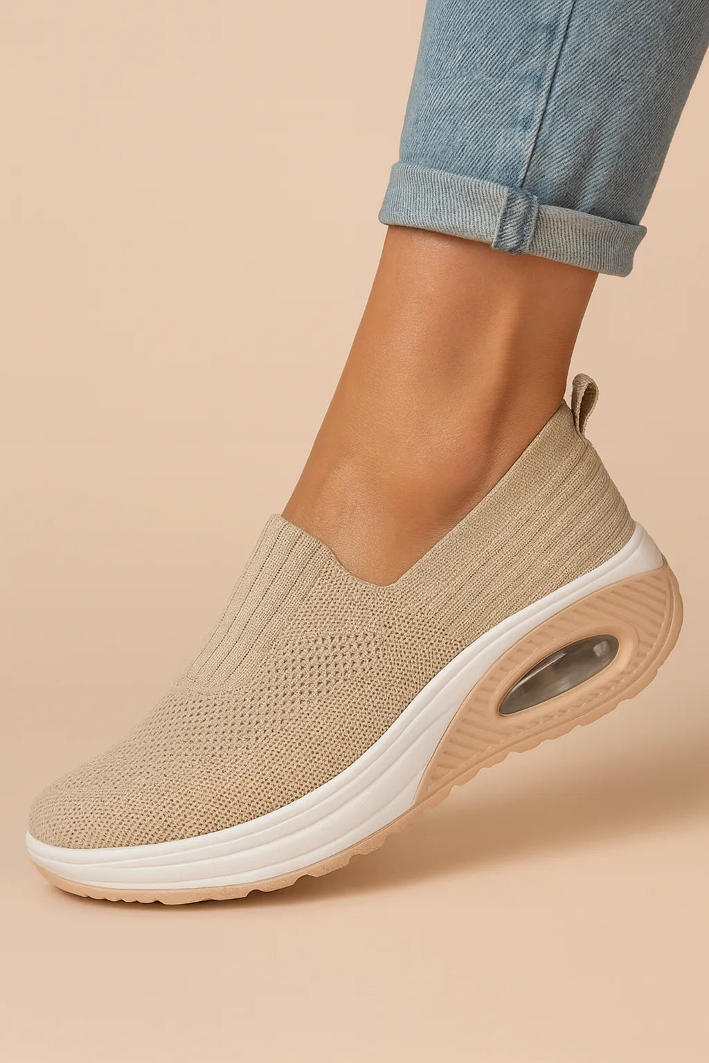 Women's Orthopedic Knit Air Cushion Slip-On Sneakers