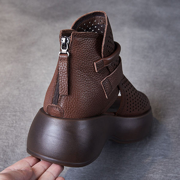 Women's Orthopedic Platform Sandals with Open Toe