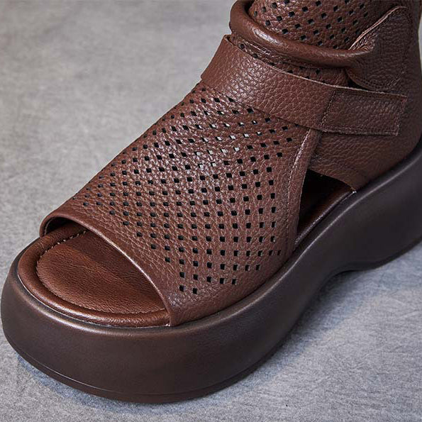 Women's Orthopedic Platform Sandals with Open Toe