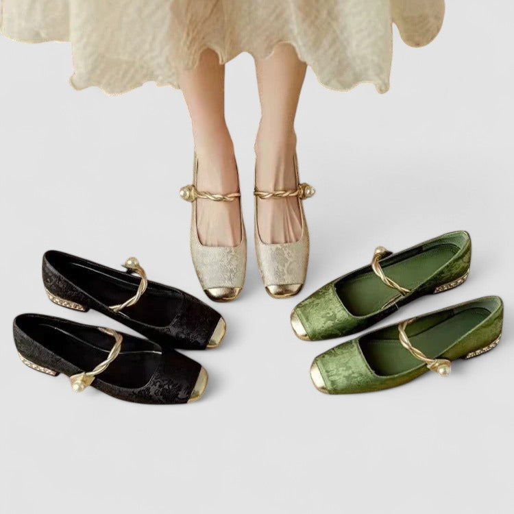 Women's Orthopedic Mary Jane Shoes with Low Heel