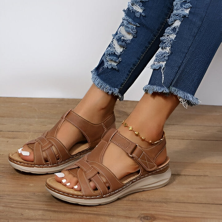 Women's Orthopedic Adjustable Strap Open Toe Sandals
