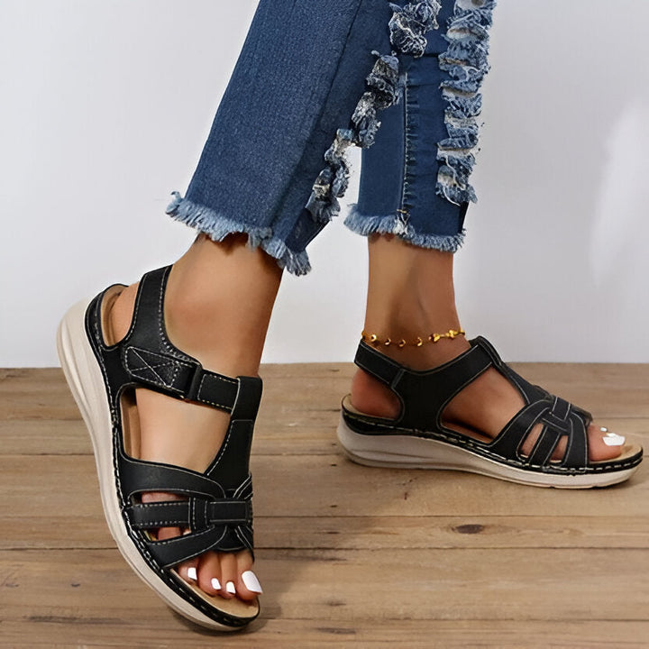 Women's Orthopedic Adjustable Strap Open Toe Sandals