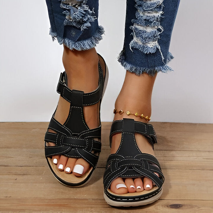 Women's Orthopedic Adjustable Strap Open Toe Sandals
