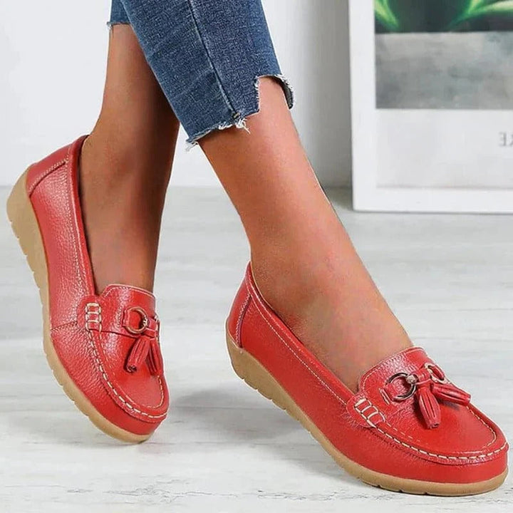 Women's Orthopedic Tassel Slip On Comfort Loafers