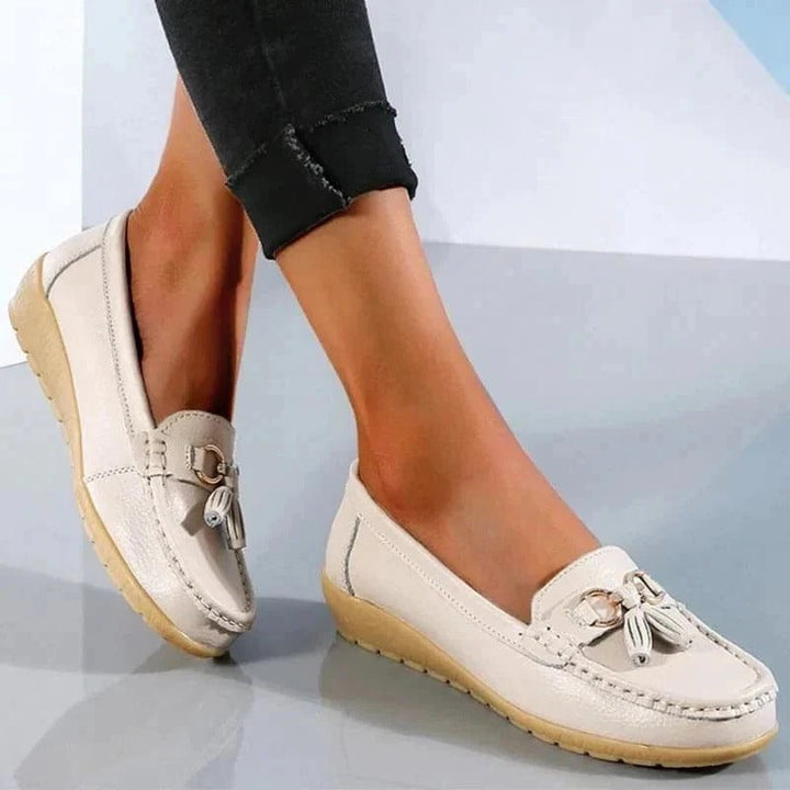 Women's Orthopedic Tassel Slip On Comfort Loafers