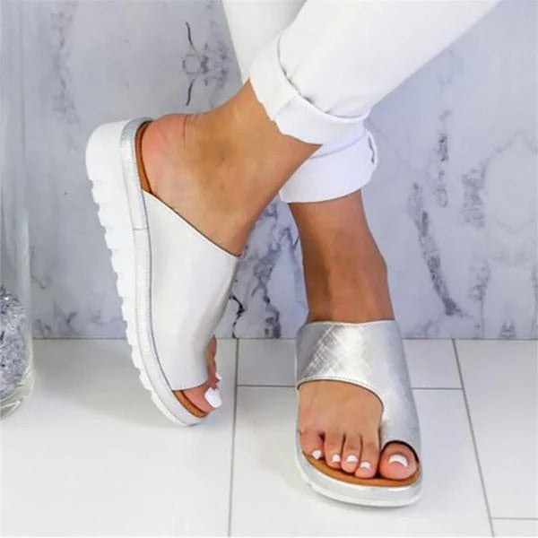 Women's Orthopedic Bunion Corrector Wedge Slide Sandals