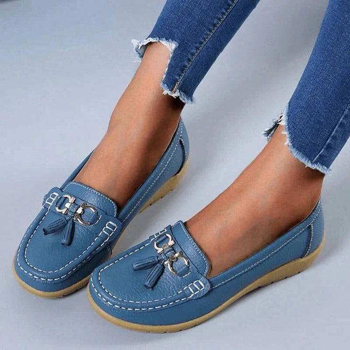 Women's Orthopedic Tassel Slip On Comfort Loafers