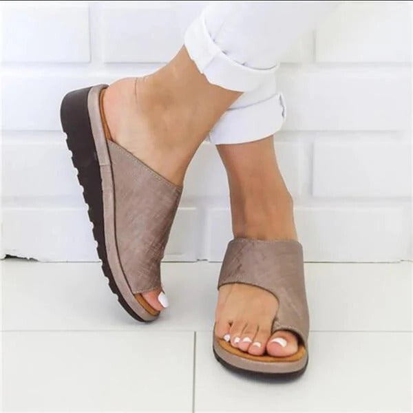 Women's Orthopedic Bunion Corrector Wedge Slide Sandals