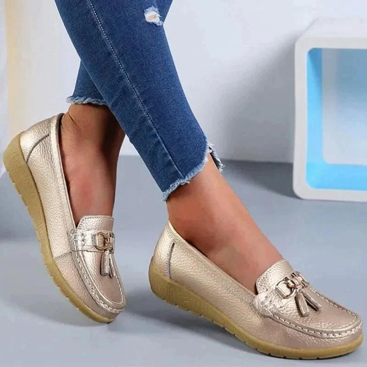 Women's Orthopedic Tassel Slip On Comfort Loafers