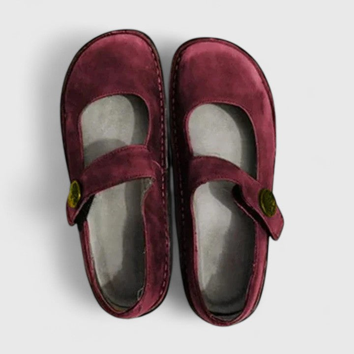 Women's Orthopedic Mary Jane Shoes with Ankle Strap
