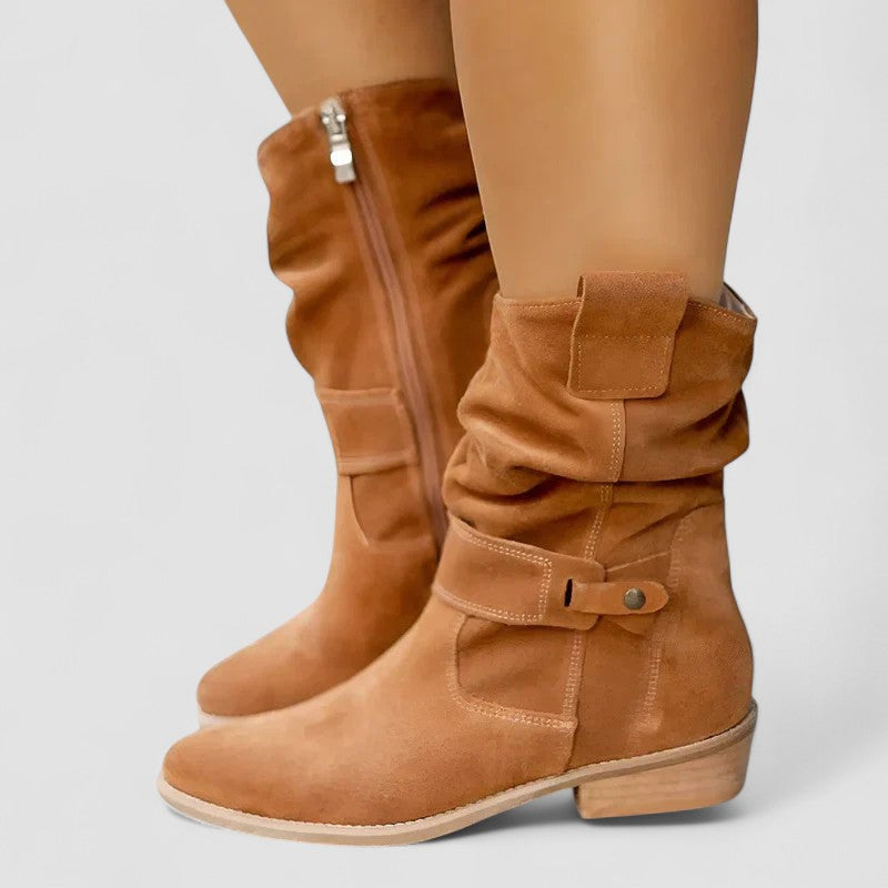 Women's Suede Orthopedic Ankle Boots
